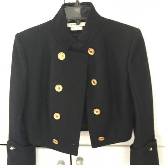 Givenchy Wool Jacket, Gold Buttons - Picture 1 of 6